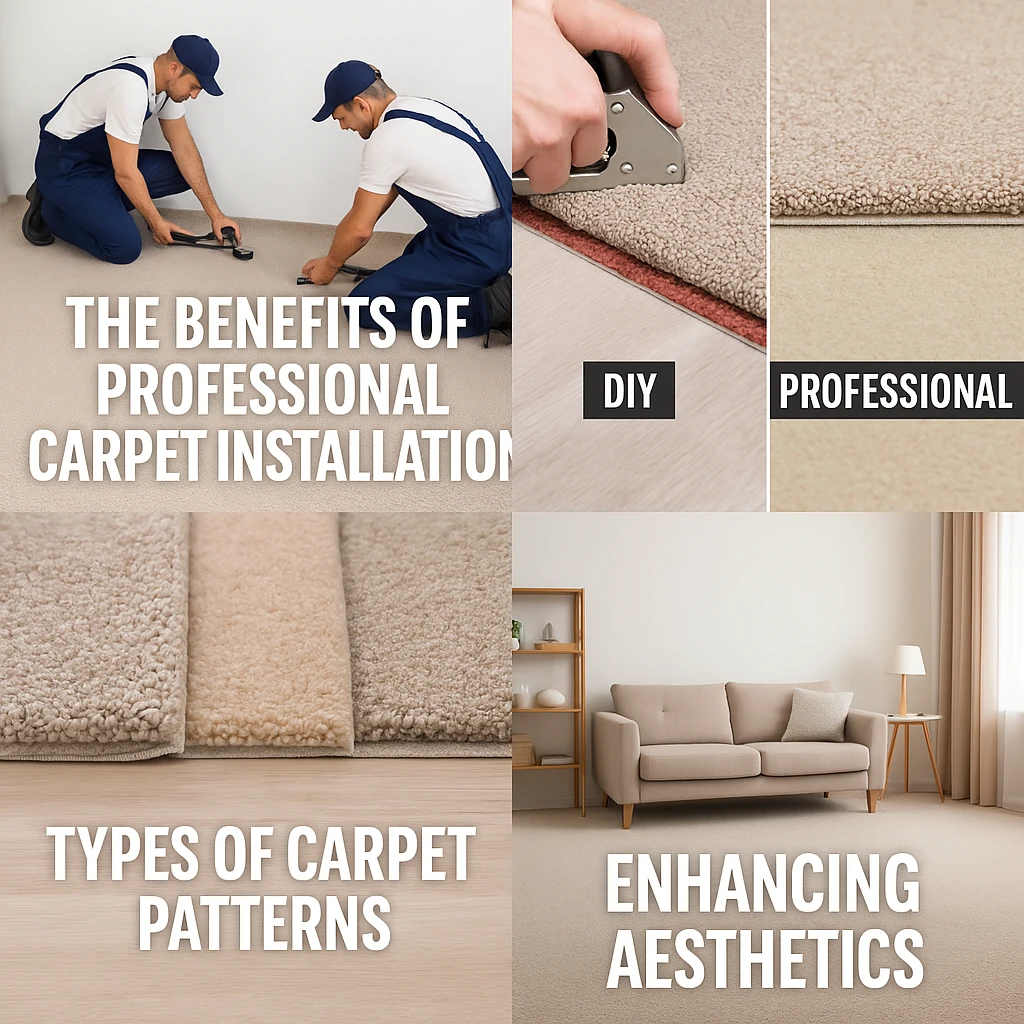 The benefits of professional carpet installation