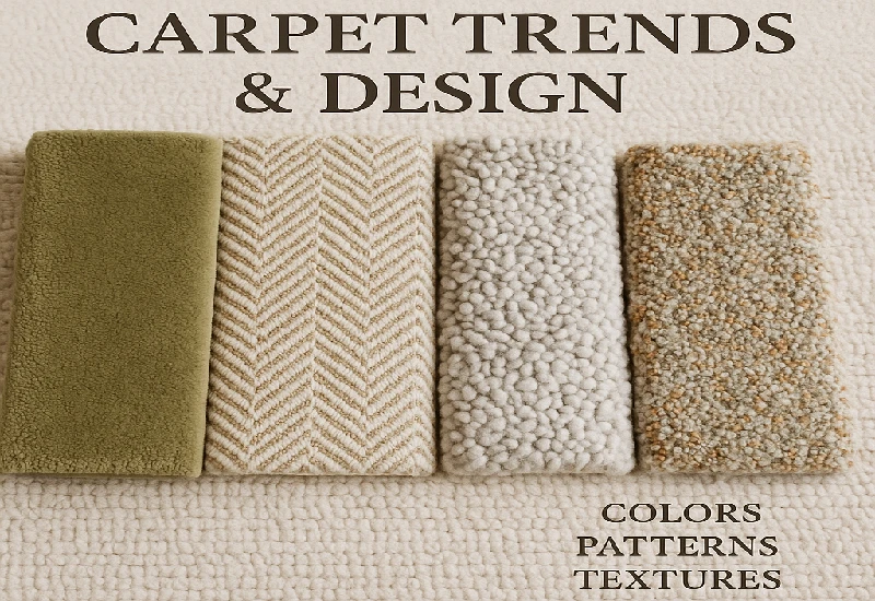 Carpet Trends & Design: Colors, Patterns, Textures, Sustainable Options